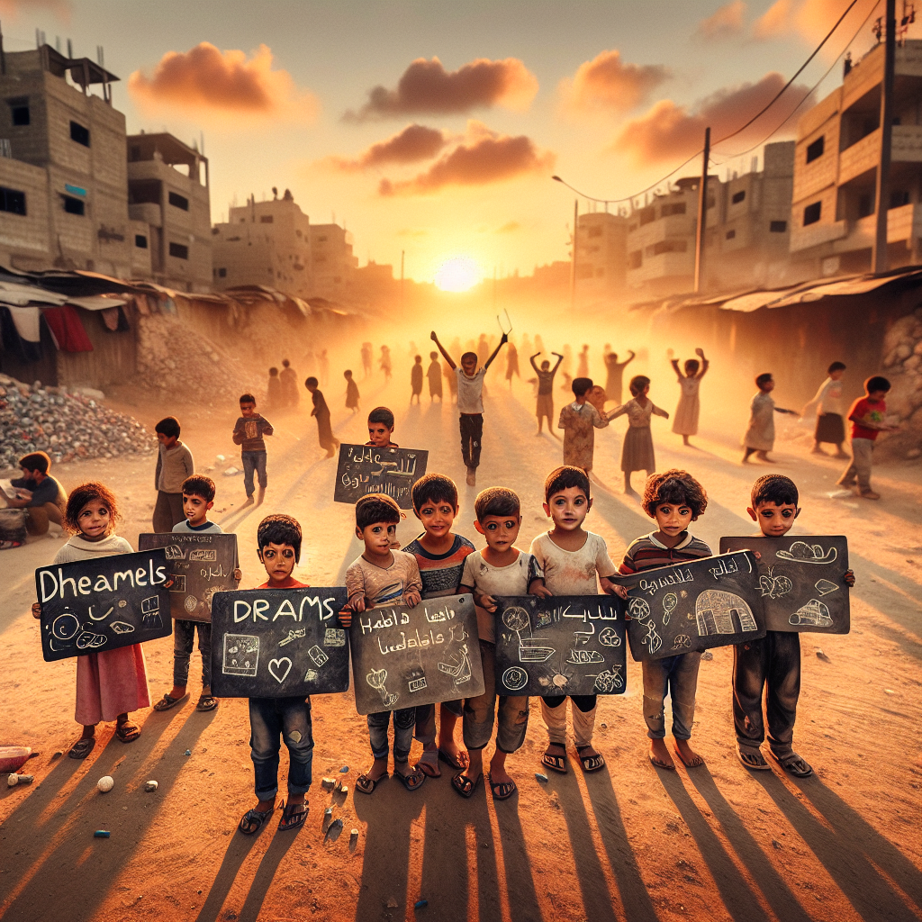 أطفال فلسطين: طموحات وأحلام تحت الظروف الصعبة
